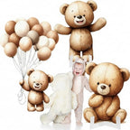 3 Pcs Bear Baby Shower Birthday Decorations Bear Gender Reveal Sign Large Cutouts 1st Birthday Party Centerpieces for Baby Shower Party Supplies Photo Booth Props Backdrops Decor by Unknown
