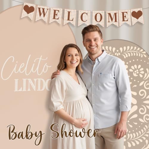 Mindsoft 2 Pcs Cielito Lindo Arch Backdrop Cover, Khaki - Image 5