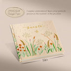 Embroidered Wedding Guest Book—The Perfect Polaroid Guest Book for Wedding Receptions, Birthdays, Baby Showers, and Special Events with 3 Photo corner stickers+ 3 DIY pens+1 Diamond Pen (Yellow) - Image 3