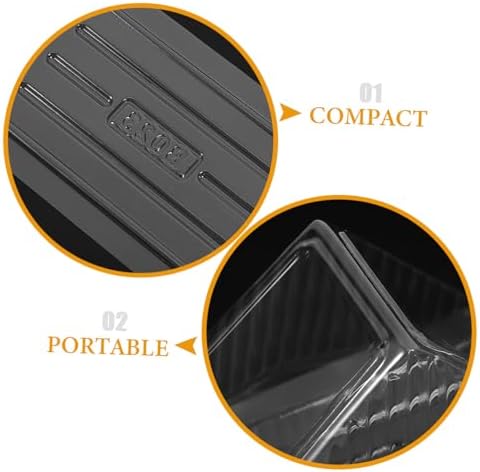 Disposable Sandwich Box 100Pcs Plastic Cover for Cake - Image 3