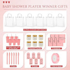 Nuogo 6 Sets New Parent Shower Prizes, Pink Color, Classic Style - Image 2