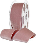 Morex Ribbon Nylvalour Velvet Ribbon, Nylon, 2 inches by 11 Yards, Rosy Mauve, Item 01250/10-263, 2" by 11 yd, by MorexRibbon