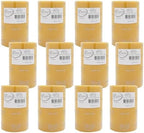 Expo International Decorative Matte Tulle, Roll/Spool of 6” X 100 Yards, Lightweight Polyester Tulle Fabric for Tutus, Costumes, and Party Decorations, Washable, Easy-to-Use, Pack of 12, Light Gold by ExpoInternational