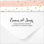 Custom Return Address Stamp Self Inking - Couples, Wedding - Image 2