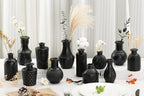 Mini Bud Vases As Wedding Centerpieces for Tables,Clear Bud Vases for Flowers,Small Flower Vases Suitable for Birthday Party,Anniversary,Wedding Reception,Baby Shower (Matt Black, 24PCS) - Image 5