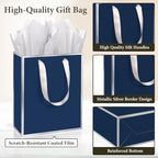 Addblu 28 Pack Bulk Luxury Gift Bags with Handles & 28 Tissue Papers - Image 3