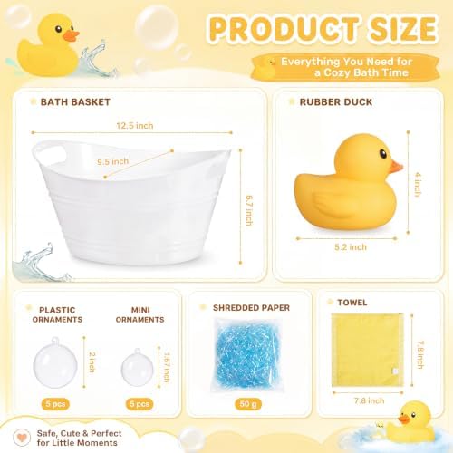 Silipull Yellow Rubber Duck Centerpiece Party Decorations for Baby Shower - Image 5