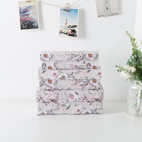 Soul & Lane - Decorative Storage Boxes with Lids, Set of 3, Blush Whisper - Image 2