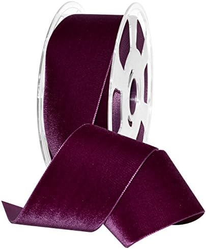 Morex Ribbon Nylon, 2 inches by 11 Yards, Fuchsia, Item 01250/10-709 Nylvalour Velvet Ribbon, 2" by 11 yd, by MorexRibbon