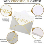 100 Pack Congratulations Cards with Envelopes All Occasion, Gray - Image 3
