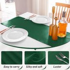 20 Pack Satin Table Runner 12 X 108 Inch Silk Table Runner for Party,Wedding, Birthday, Banquets,Decoration(Dark Green) - Image 3