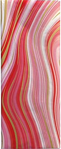 Jillson & Roberts 20" x 30" Printed Christmas Gift Tissue, Marbleized Red (48 Folded Sheets) - Image 2