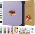 Vienrose DIY Scrapbook Photo Album Kit,12x12 Inch,60 Pages,Light Purple by Vienrose