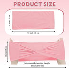 MDS Pack of 200 Spandex Chair Sashes Without Slider Buckles – Dusty Rose - Image 2