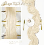 15 Pack Ivory Cheesecloth Table Runner 17 x 108 inch Cheese Cloth Table Runners 9ft Ivory Table Runner Rustic Romantic Sheer Gauze Runner for Wedding Party Baby Shower Table Decoration - Image 6