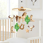 Baby Mobile for Crib Western Cowboy Crib Mobile for Boys and Girls - Image 2