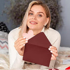 Darling Souvenir A2 Size 100 x Reply Cards Envelopes Euro V-Flap 80lbs (4 3/8 x 5 3/4) Greeting Cards Envelope Small - Packs & Colours Available - Image 4