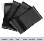 Babenest 50pcs Satin Chair Sashes Ties for Party Wedding, Black - Image 6