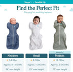 Love to Dream Swaddle Up Organic Baby Sleep Sack | 1.0 TOG, 13-19lbs, Cream - Image 3