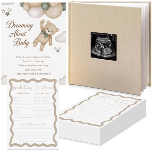 Gerrii 50 Pcs Baby Prediction and Advice Cards Album Organizer, Memory Book by Gerrii
