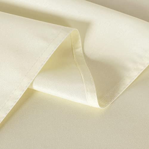 sancua 2 Pack Beige Tablecloths 60x102 Inch for 6 Feet Rectangle Tables - Image 4