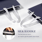 Saking 50 Pcs Medium Gift Bags Bulk with Handles and Tissue Paper 8x5x10 In - Image 4
