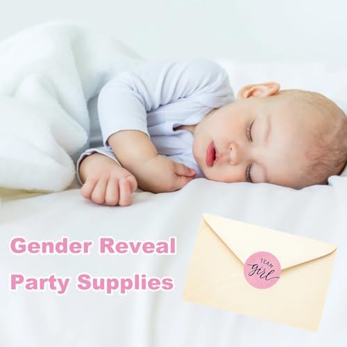 48 Pcs Gender Reveal Stickers - Team Boy or Girl Stickers - Image 3