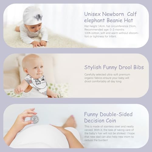 New Mom Gifts for Women, Top Pregnancy Gifts for New Parents Gender Reveal Gifts with Mom and Dad Tumbler Set for First Time Moms, Expecting Parents to Be, Gender Reveal, Baby Shower… (Grey) - Image 5