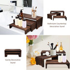 3-Tier Wooden Cupcake Stand & Display Risers, for Food Desserts & More, Sturdy & Reusable - Image 5