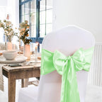 20 Pack Satin Table Runner 12 X 108 Inch Silk Table Runner for Party,Wedding, Birthday, Banquets,Decoration(Mint Green) - Image 3