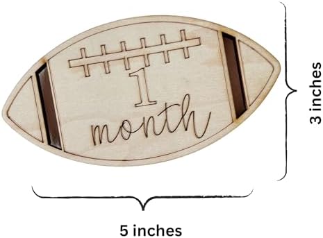 Wooden Monthly Milestone Cards – Set for Baby Photos – Newborn Milestone Discs – Engraved Wooden Baby Age Markers for Monthly Growth Photos – Perfect Baby Shower Gift - Image 7