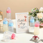 Roowest Bottle Chug Baby Shower Games Favors, Pink, Blue, Bear - Image 4