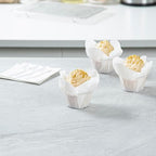 Restaurantware-6 Ounce Daffodil Baking Cups, 200 Oven-Ready Cupcake Liners - Freezable, Disposable, White Paper Muffin Cases, For Wedding Parties, Baby Showers and More - Image 6