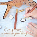 Wedding Guest Book Alternative, Heart Wooden Tree Rustic Boho Keepsake - Image 5