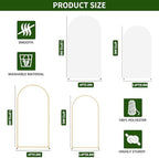 2 Pack Arch Backdrop Stand and Cover Set (7.2FT/6FT), Balloon Arch Stand - Image 4