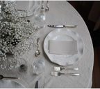 Ivory Linen Like Napkins Disposable Guest Towels, Airlaid 50ct - Image 6