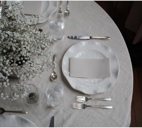 Ivory Linen Like Napkins Disposable Guest Towels, Airlaid 50ct - Image 6