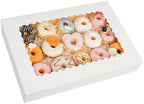 Moretoes 40pcs Large Bakery Boxes 16x11x2.5 Inches Cookie Boxes with Window by Moretoes
