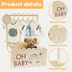 Infant Shower Crate Storage Bin Container Decorative Box Display - Image 4