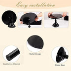 3 Pcs Metal Cake Stand Set 8/10/12 inch Black Dessert Table Display - Image 5