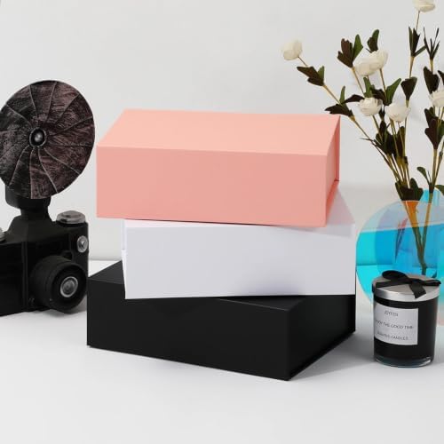 iloMAOZX White Gift Box, 9.5x7x3 Inch Gift Boxes for Presents & Packaging - Image 7