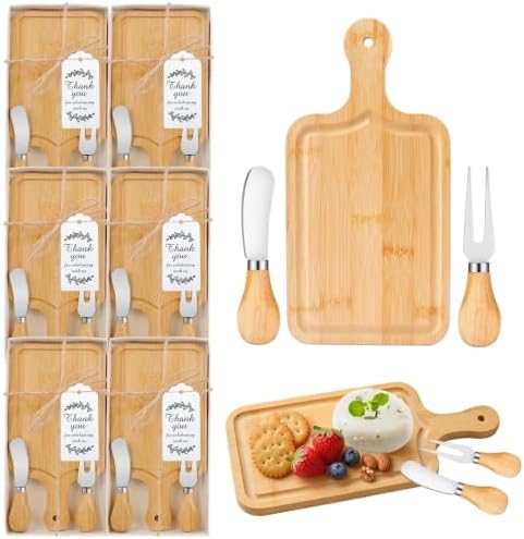 6 Sets Baby Shower Prizes for Game Winners Mini Charcuterie Boards Set by Esmorah