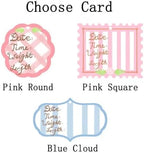 Personalized Baby Girl Nursery Door Hanger, Custom Adorable Pink/Blue Door Sign, Baby Birth Announcement Plaque, Hospital Doors and Nursery Decor, Gift for Newborn Parent - Image 6