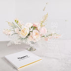Andaz Press Personalized Baby Shower Guestbook with Gold Accents, Modern Script Custom Name, Date, White Guest Sign in Registry 120 Pages 8.5 X 8.5 Memories Book for DIY, Scrapbook, Photo Album - Image 3