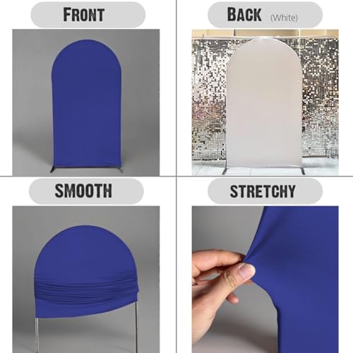NIVIUS PHOTO Mediterranean Lemon Arch Backdrop Blue & Yellow Tile Party Decor for Indoor/Outdoor Events, Birthday Photo Booth Background (6X3FT,ZUS-Arch-GX-1332) - Image 2
