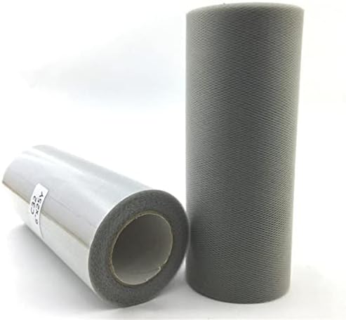 PuLaif Organza Tulle Fabric Roll 22m x 15cm Multicolor Wedding Baby Shower Party Decoration(Grey) by Unknown