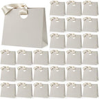 Feifeiya 30 Pcs Small Champagne Gift Bags with Ribbon Handle by Feifeiya