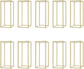 10PCS Wedding Flower Stand, 23.6Inch/60cm Gold Column Vases Rack for Baby Shower Birthday Party Decoration Garden Arbor Frame Holder for Flower Balloon Decor Road Leads by LIYUANJUN