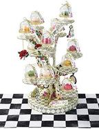 Talking Tables Alice in Wonderland Cupcake Cake Stand | Mad Hatter Themed Afternoon Tea Party Decorations | Table Centrepiece for Weddings, Baby Showers and Bridal Parties or Onederland 1st Birthdays - Image 6