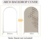 Hexagon Beehive Arch Backdrop Cover 4FT Honry Bee Stretchy Spandex Arch Stand Cover for Birthday Baby Shower Ceremony Wedding Party Decoration (Only Cover) - Image 6